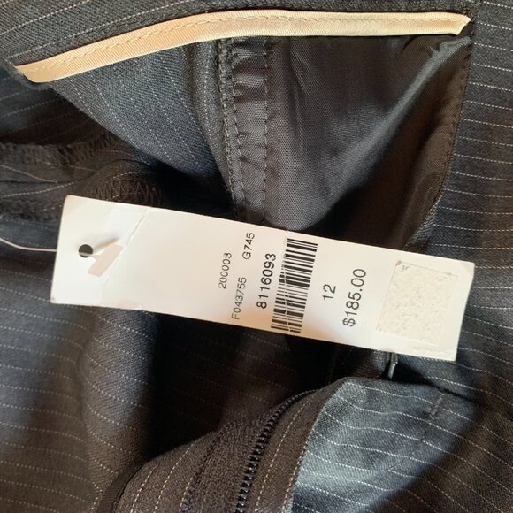 wool trowsers pinstripe // classic minimalist corporatecore - Picture 9 of 10